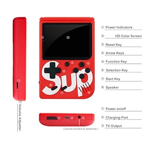 RetroFuel's RED SUP 400 in 1 Game Box Console